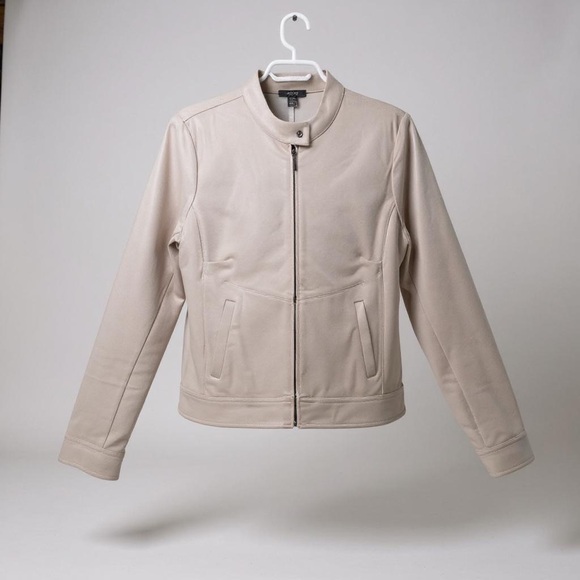 Motto style stretch white jacket - Picture 1 of 10